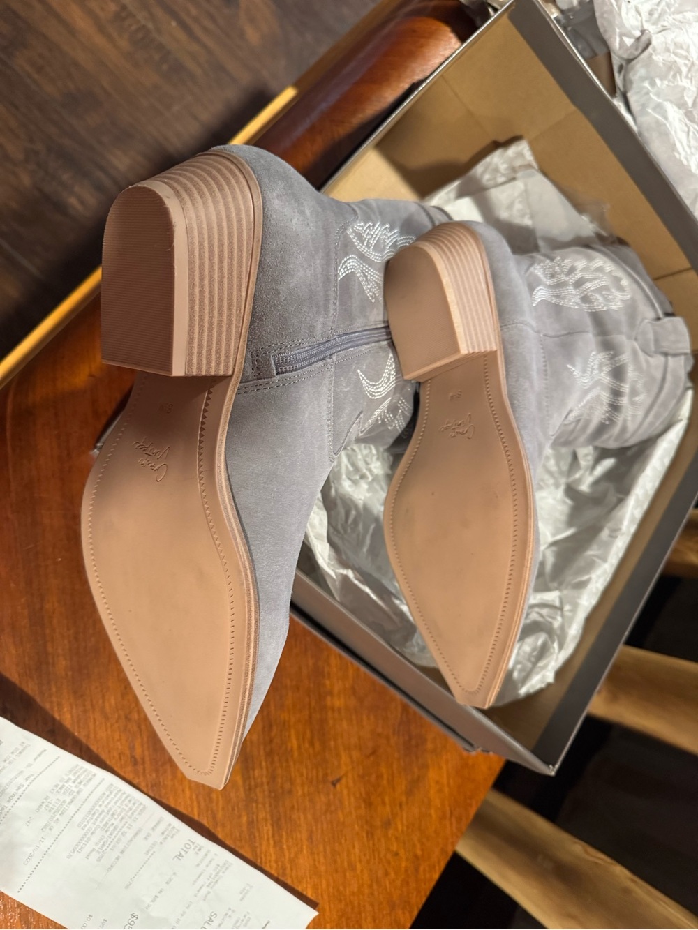 Crown Vintage Gray cowgirl boots - Picture 11 of 12